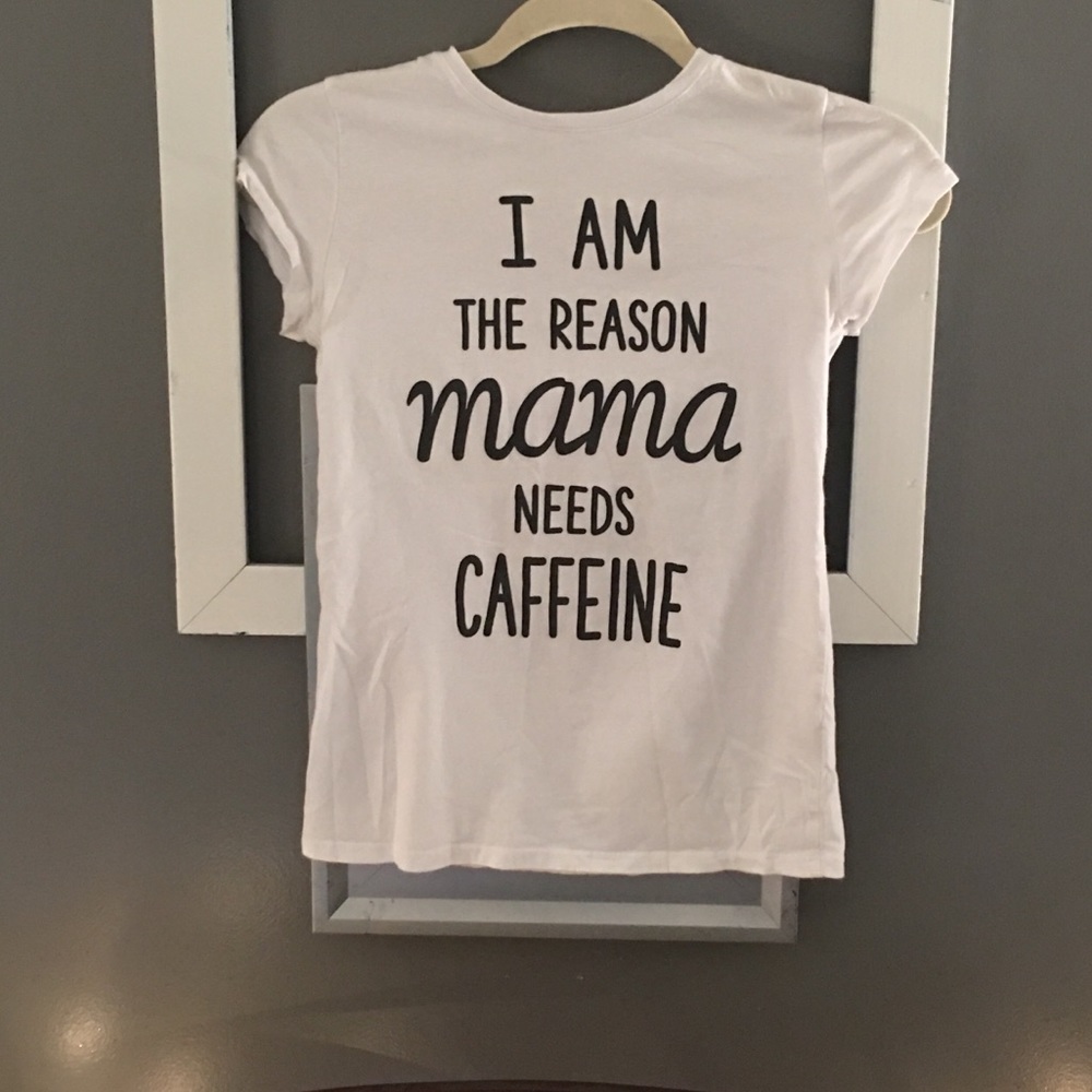 Girls Black and White Graphic T-shirt